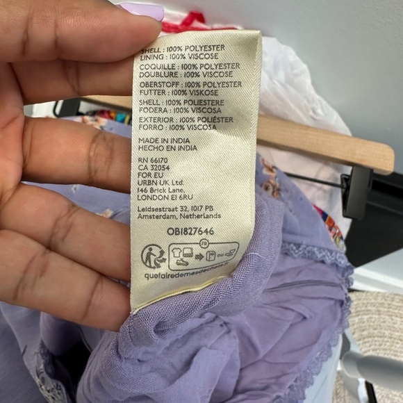 Free People Asymmetrical Garden Party Floral Skirt size Small - Picture 7 of 7